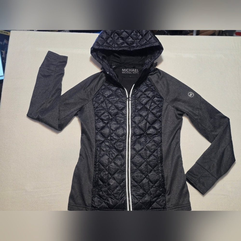 Michael Kors Black Quilted Jacket